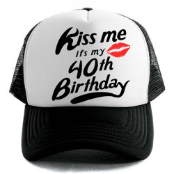 kiss me it's my **th birthday καπέλο