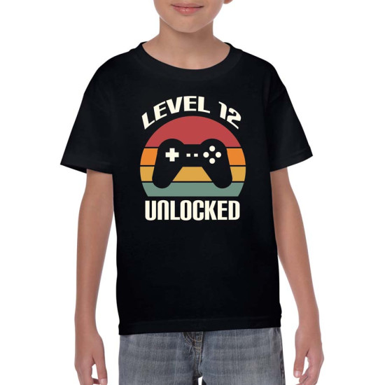level ** unlocked παιδικό t-shirt