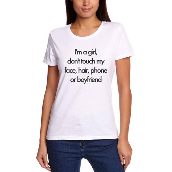 I am a girl γυναικείο t-shirt
