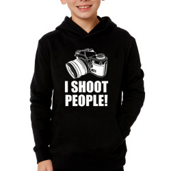 I shoot people παιδικό hoodie