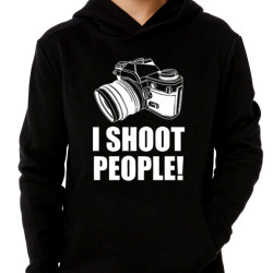 I shoot people παιδικό hoodie
