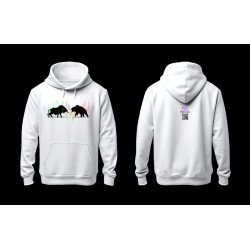 metadudes bull bear white hoodie