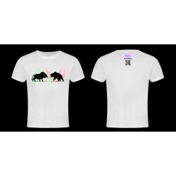 metadudes bull bear white tshirt