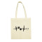 tote bag dog heartbeat
