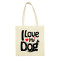 tote bag i love my dog