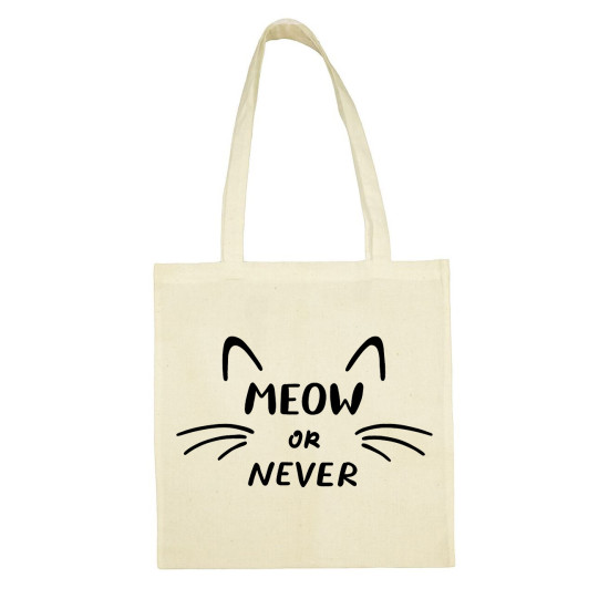 tote bag meow or never