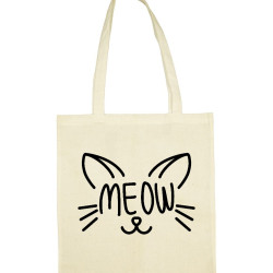 tote bag meow
